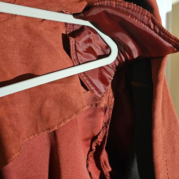 Two Piece Set Tank & Jacket in Rust Terracotta Plus Sz 22W Indie Festival Soft - Picture 11 of 11